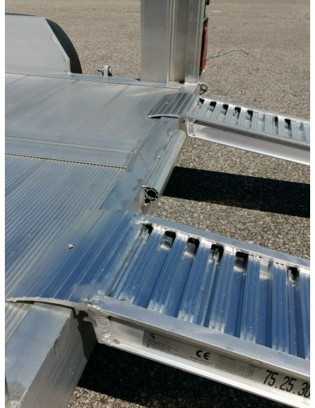 Rampas aluminio 2000 kg 3 metros para mini excavadora