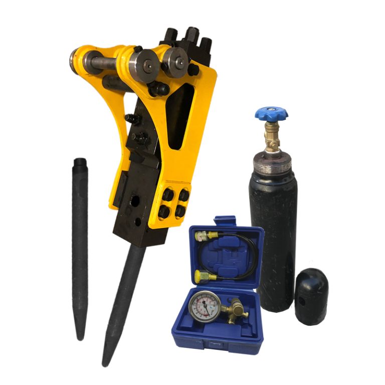 Martillo hidráulico para mini excavadora set completo