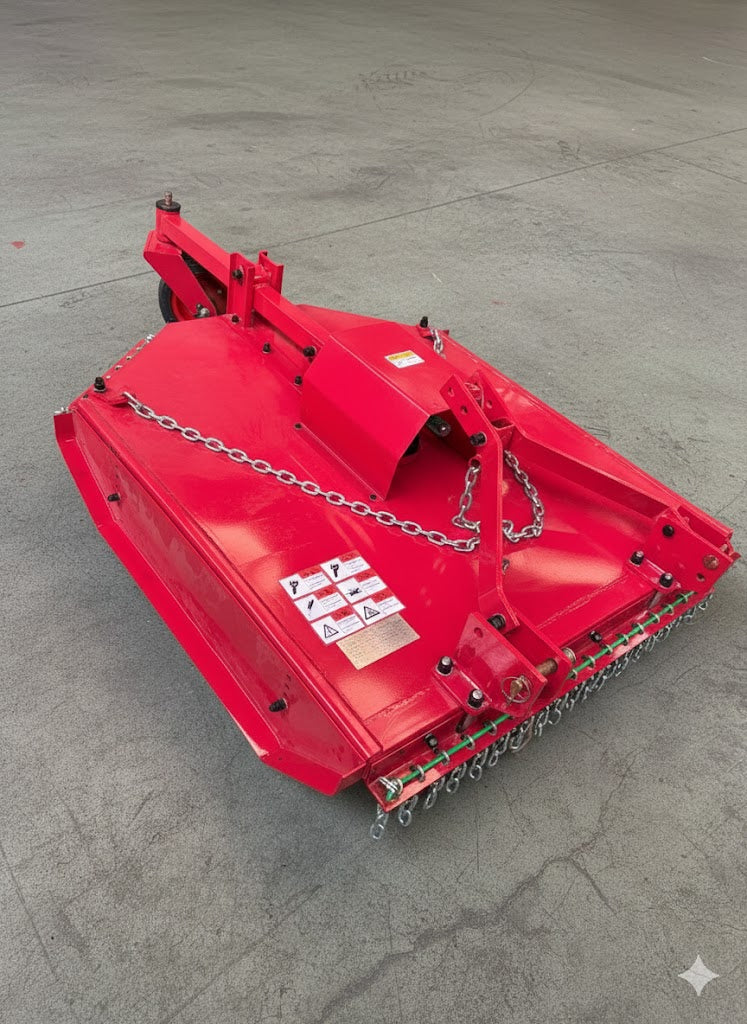 Desbrozadora trituradora de cuchillas  reforzada para tractor 120 cm