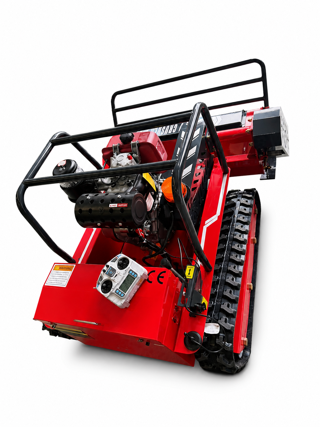 Robot Desbrozadora 15CV radiocontrol diésel motor Koop teledirigida