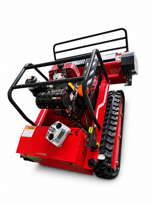 Desbrozadora control remoto diésel motor Koop teledirigida