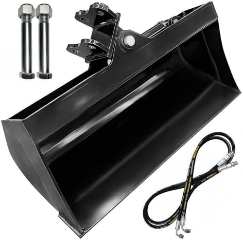 Cazo oscilante orientable para mini excavadora 80cm