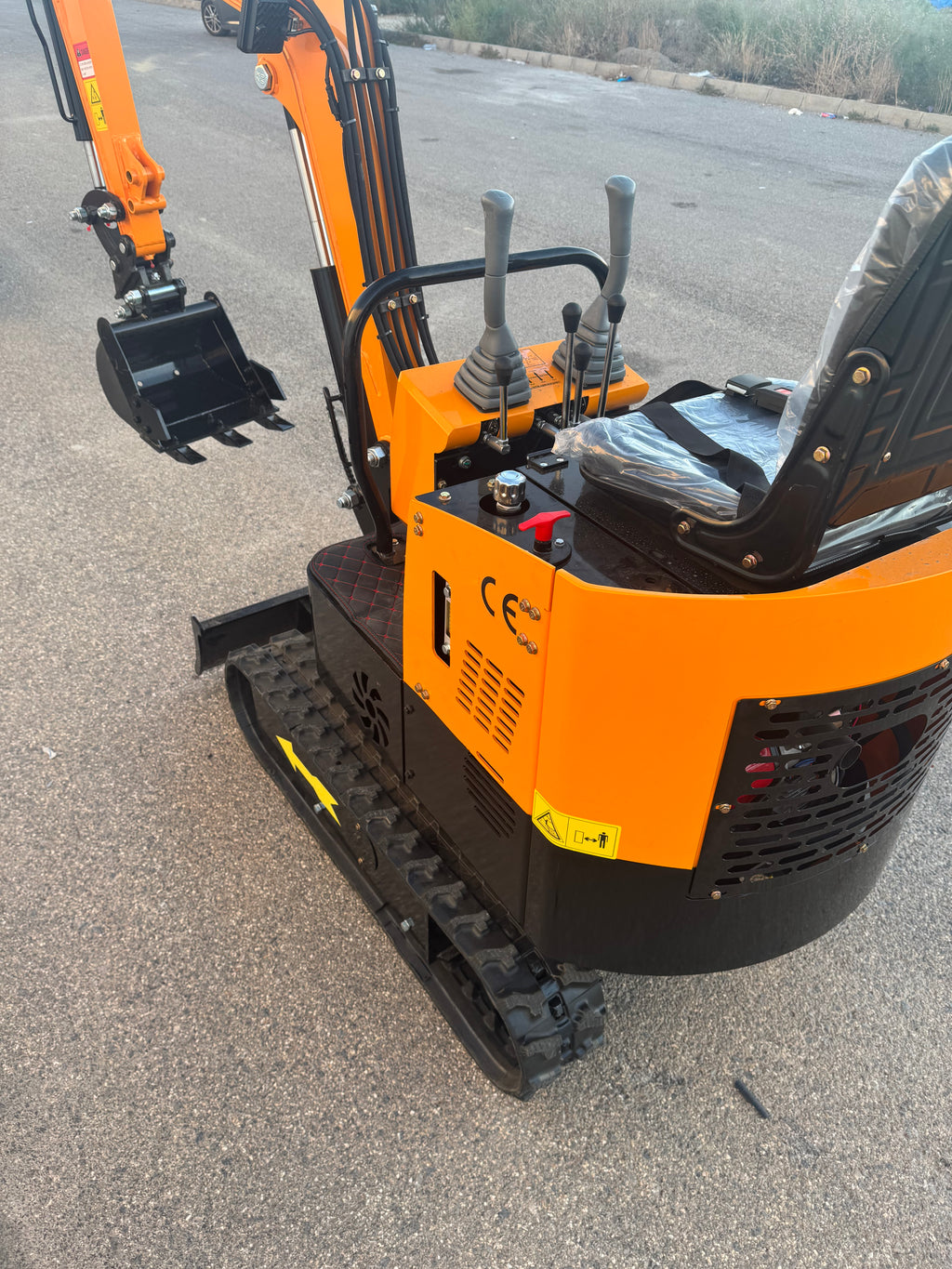 Mini Excavadora Nueva Giratoria 1000 Kg JPC Motor Koop de 1 Cilindro Con Enfriador de Aceite