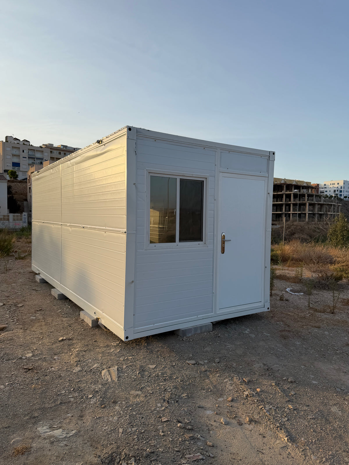 Caseta de Obra Plegable Modulo Prefabricado