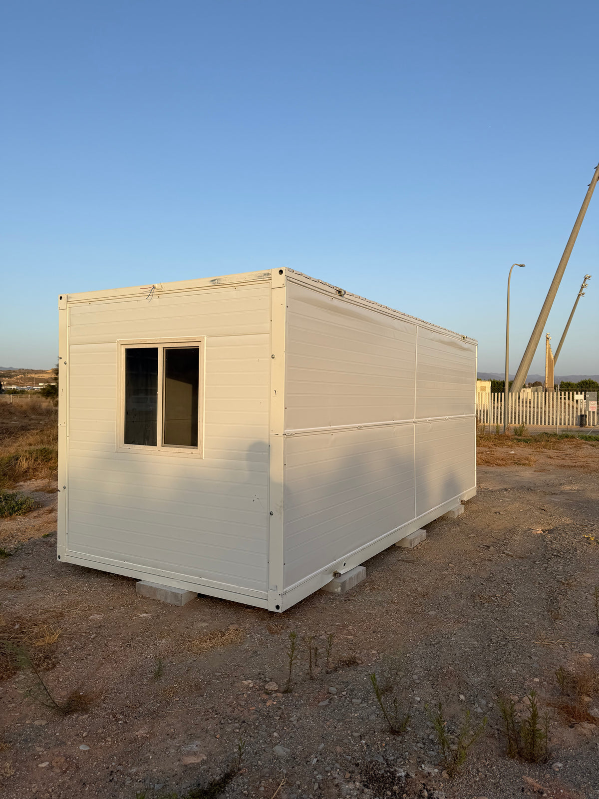 Caseta de Obra Plegable Modulo Prefabricado