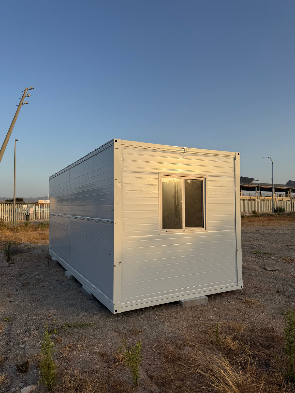 Caseta de Obra Plegable Modulo Prefabricado