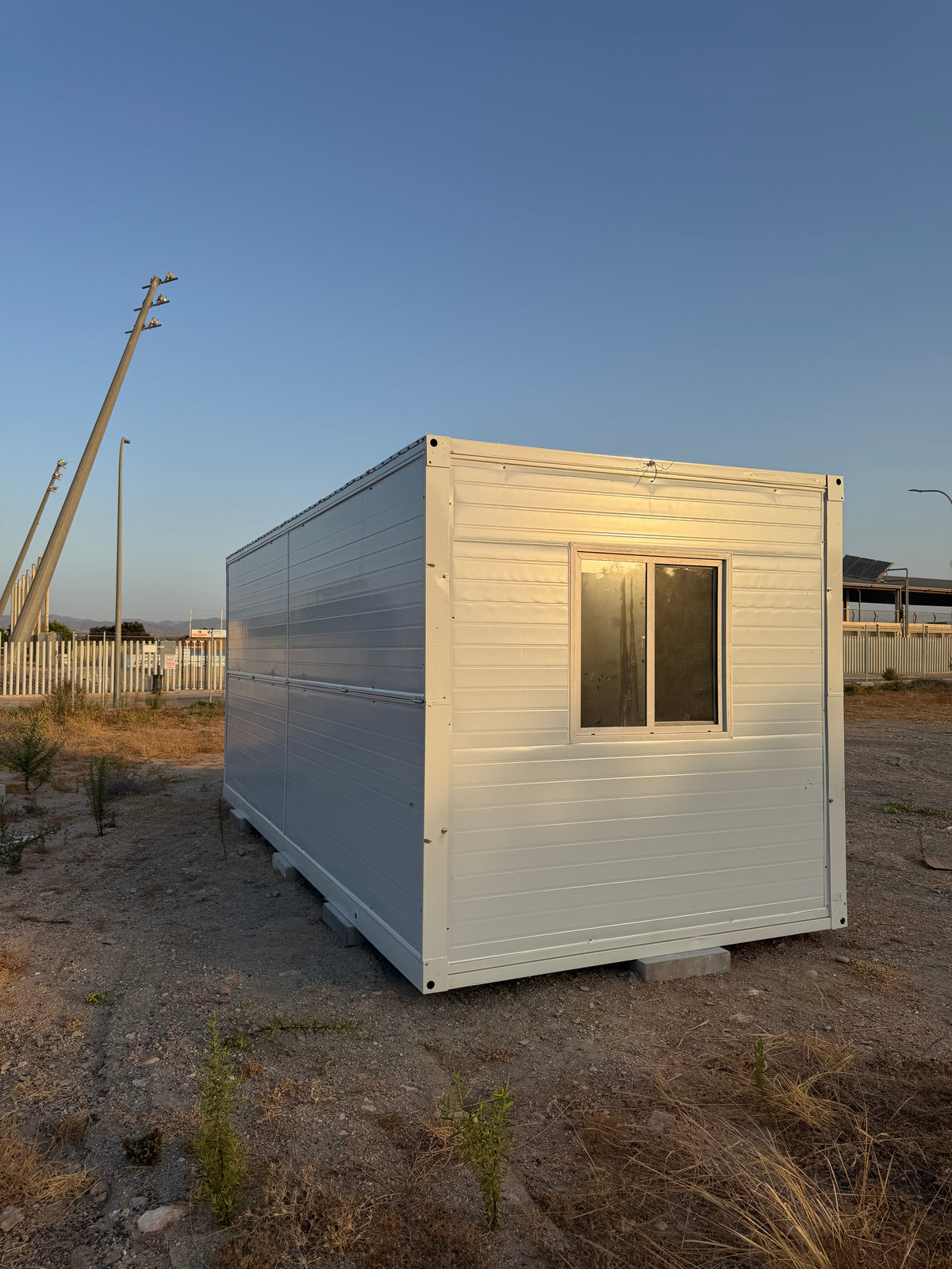 Caseta de Obra Plegable Modulo Prefabricado