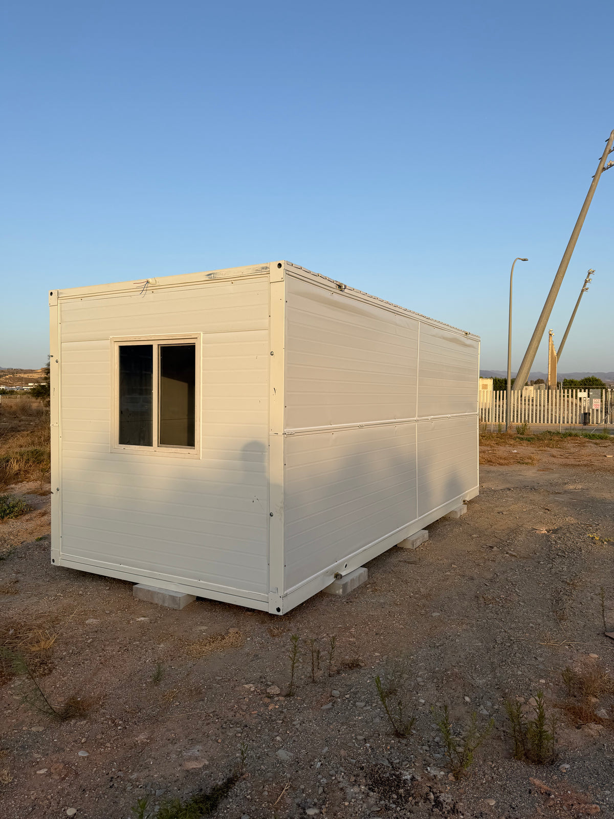 Caseta de Obra Plegable Modulo Prefabricado