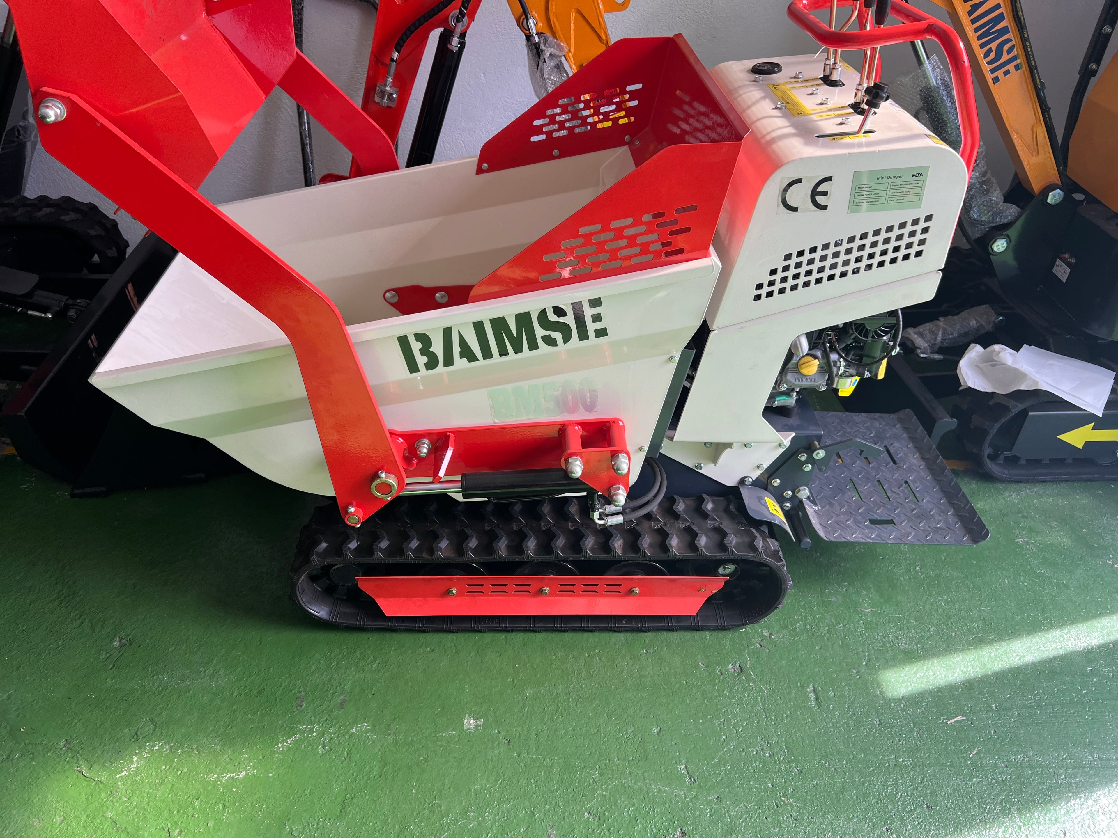 Mini Dumper 500Kg Autocargable de orugas