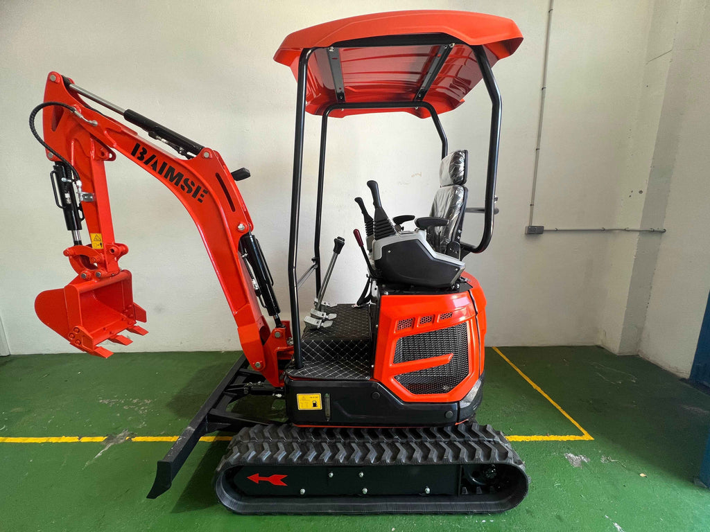 Excavadora Kubota 1800Kg Motor Kubota 3 Cilindros D722 Giratoria
