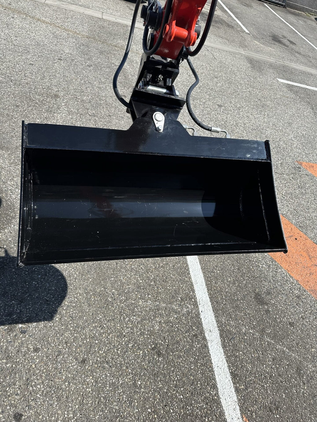 Cazo oscilante orientable para mini excavadora 80cm