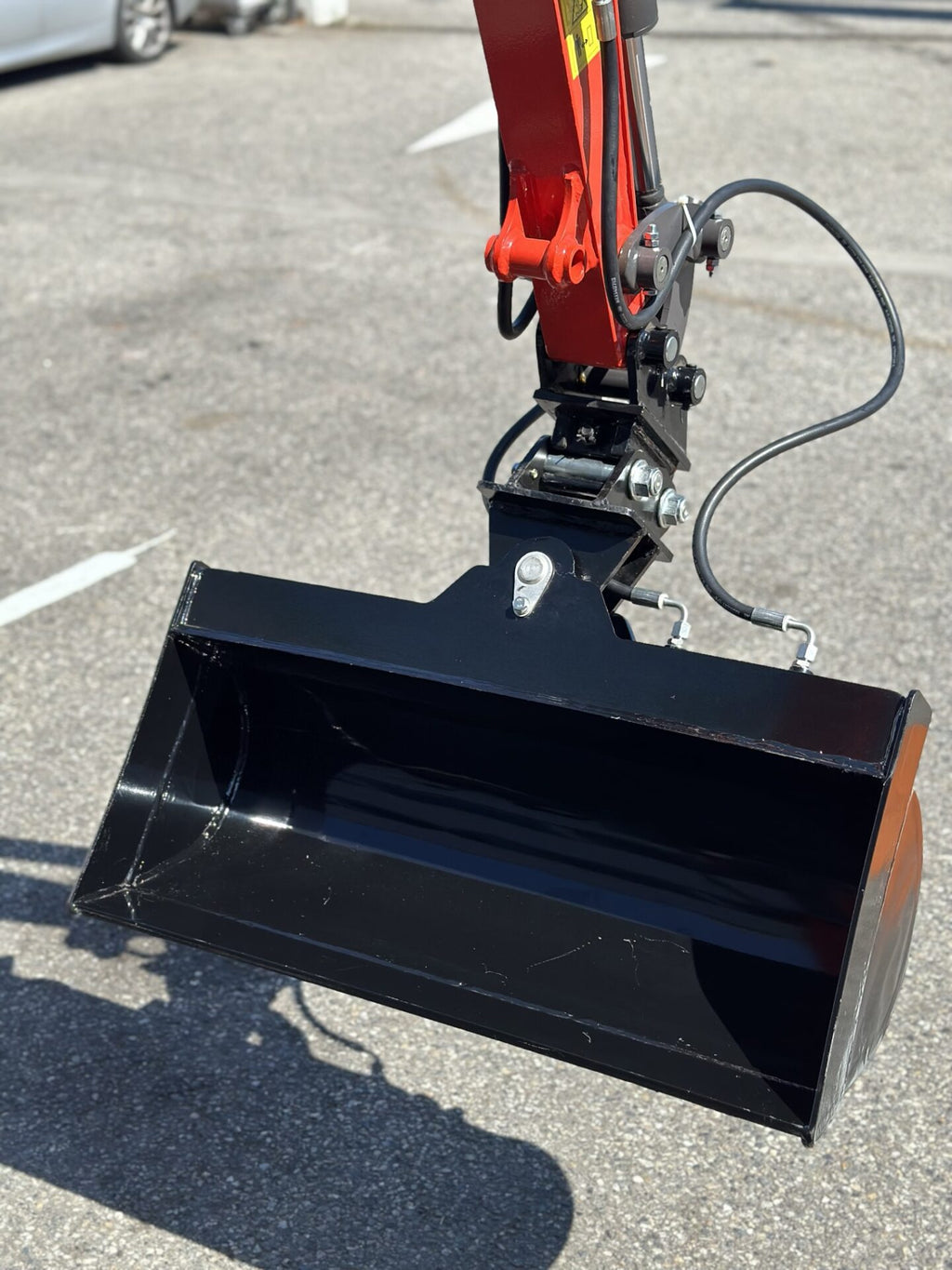 Cazo oscilante orientable para mini excavadora 80cm