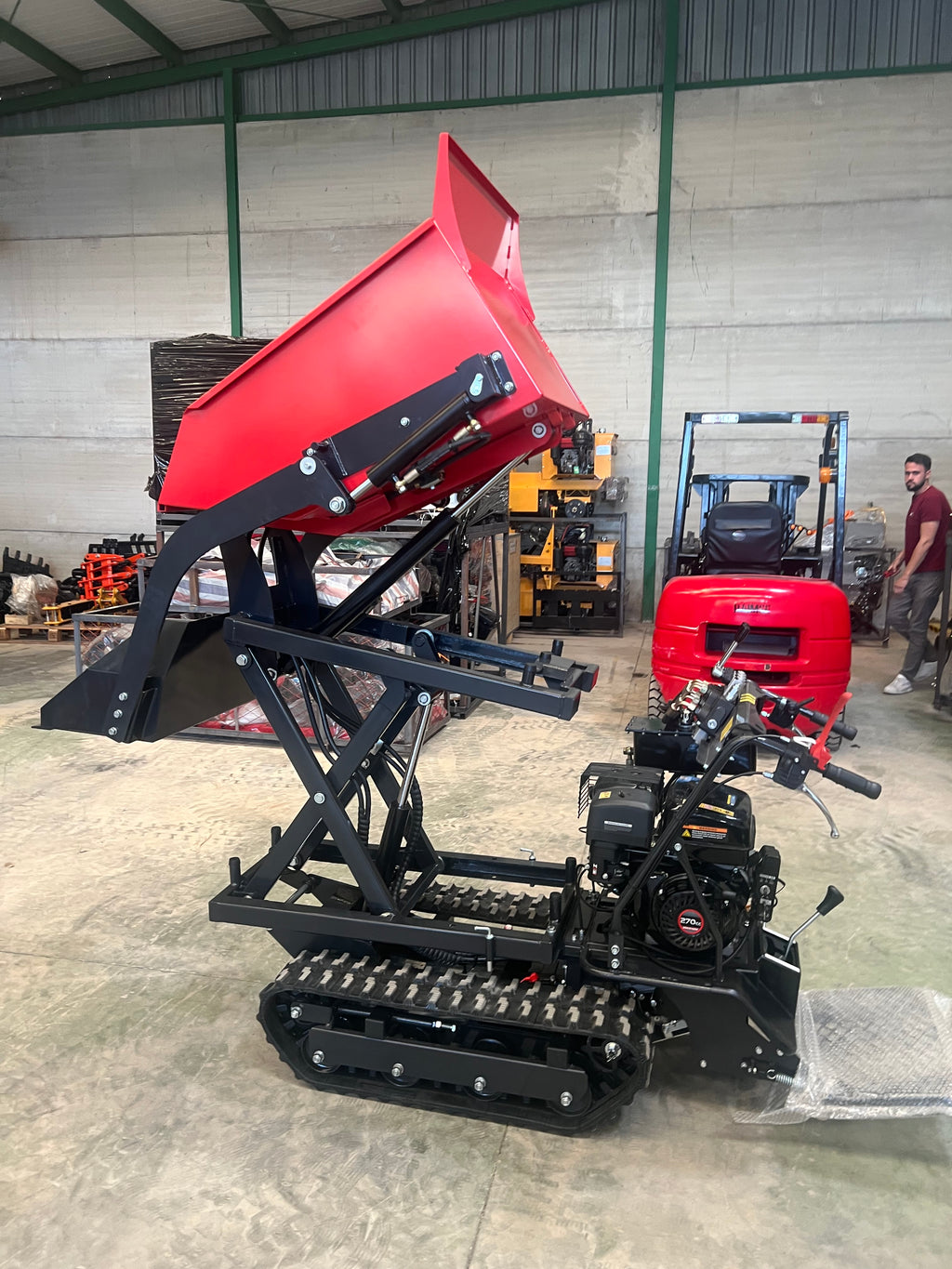Dumper Autocargable Elevable 500Kg