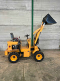 Mini Cargadora Diesel Articulada 4x4 de Ruedas 750kg