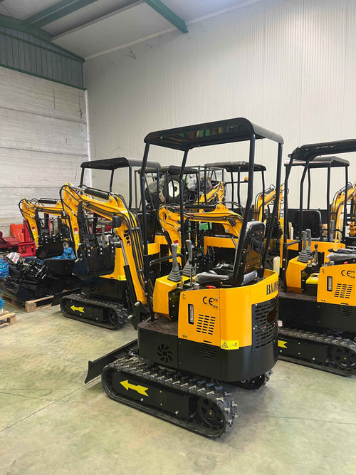 Mini Excavadoras España de 1 Tonelada  Giratoria  JPC Motor Koop de 1 Cilindro Con Enfriador de Aceite