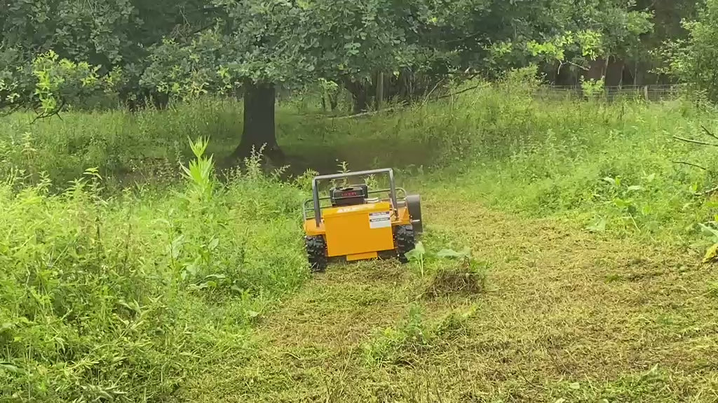 Robot Desbrozadora radiocontrol Gasolina motor Loncin 459CC teledirigida
