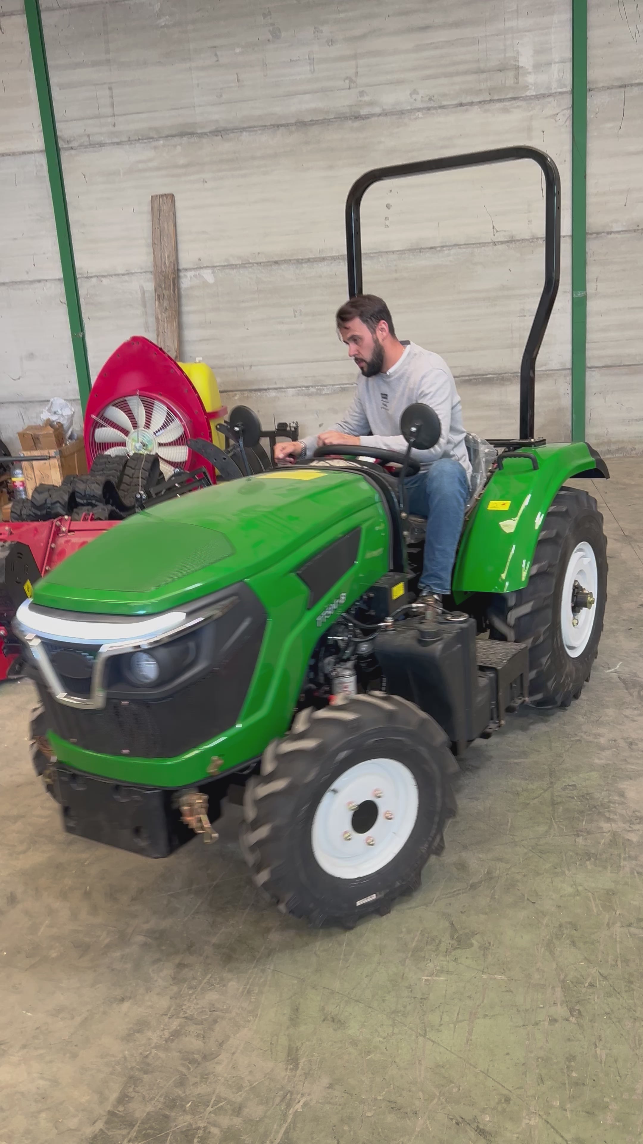 Mini Tractor Diesel 50CV 4 Cilindros Especial Invernadero